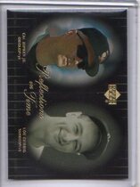 2000 Upper Deck Legends Reflections in Time #R8 Lou Gehrig|Cal Ripken