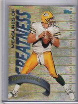 1998 Topps Measures of Greatness #MG15 Brett Favre