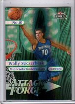 1999 Fleer Force Attack Force Forcefield #7A Wally Szczerbiak