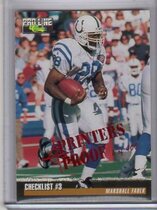 1995 Pro Line Printer's Proofs #399 Marshall Faulk