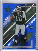 2004 Leaf Rookies and Stars Longevity Sapphire #63 Chad Pennington