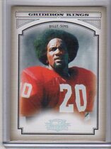 2006 Donruss Threads College Gridiron Kings Silver Holofoil #18 Billy Sims