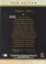 1997 Donruss Diamond Kings Canvas #10 Chipper Jones