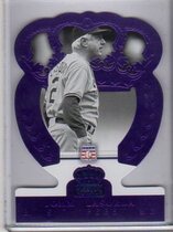 2015 Panini Cooperstown HOF Crown Royale Die-Cut Purple #92 Tommy Lasorda
