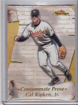 2000 Fleer Showcase Consummate Prose #CP12 Cal Ripken Jr.