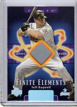 2003 Upper Deck Finite Elements Game Jersey #FE-JB Jeff Bagwell