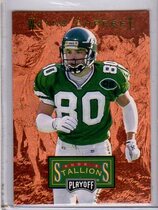 1996 Playoff Trophy Contenders Rookie Stallions #RS-2 Wayne Chrebet