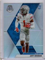 2020 Panini Mosaic Silver #243 Jeff Okudah