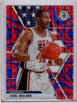 2019 Panini Mosaic Reactive Blue #257 Karl Malone