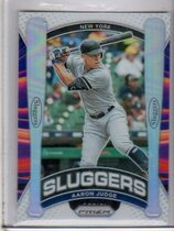 2021 Panini Prizm Sluggers Silver Prizm #14 Aaron Judge