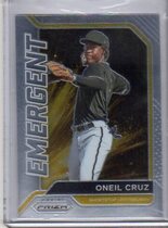 2021 Panini Prizm Emergent #EM9 Oneil Cruz