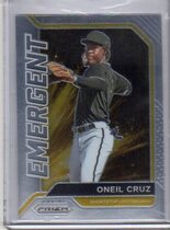 2021 Panini Prizm Emergent #9 Oneil Cruz