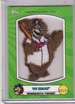 2020 Topps Opening Day Mascot Commemorative Patch Relics #MPR-TCB Tc Bear
