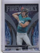 2021 Panini Prizm Fireworks #F-21 Trevor Lawrence