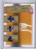 2005 Donruss Elite Elite Teams Gold #ET21 Alexander|Hasselbeck