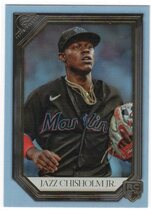 2021 Topps Gallery Rainbow Foil #36 Jazz Chisholm Jr.