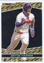 2021 Topps Chrome Update Topps Black Gold #BGC-6 Bryce Harper