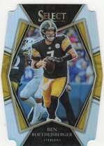 2021 Panini Select Silver Die-Cut Prizm #129 Ben Roethlisberger