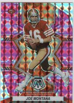 2022 Panini Mosaic Camo Pink Mosaic #248 Joe Montana