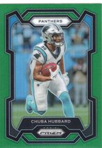 2023 Panini Prizm Green Prizm #40 Chuba Hubbard