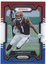2023 Panini Prizm Red White & Blue Prizm #56 Jamarr Chase