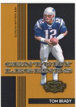 2006 Donruss Threads Century Legends Gold #8 Tom Brady