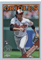 2023 Topps Chrome Update 1988 Topps #88CU-8 Gunnar Henderson