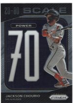 2023 Panini Prizm 20-80 Scale #SC6 Jackson Chourio