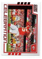 2022 Score Celebration Red #2 Patrick Mahomes Ii