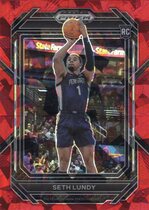2023 Panini Prizm Draft Picks Red Ice Prizm #46 Seth Lundy