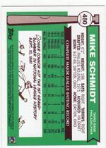 2010 Topps Cards Your Mother Threw Out Original Back Series 1 #CMT25 Mike Schmidt