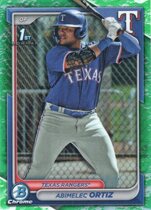 2024 Bowman Chrome Prospects Lunar Glow Refractor #BCP-16 Abimelec Ortiz