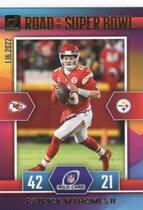 2022 Donruss Road to the Super Bowl Wild Card #5 Patrick Mahomes Ii