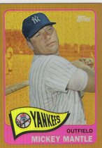 2012 Topps Factory Set Gold Chrome Exclusive #350 Mickey Mantle