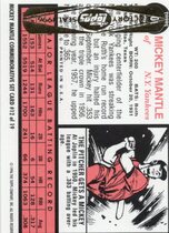 1996 Topps Mickey Mantle Commemorative Factory Sealed #12 Mickey Mantle