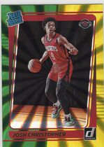 2021 Donruss Green & Yellow Holo Laser #250 Josh Christopher