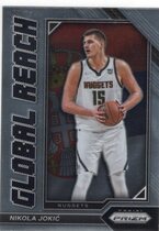2022 Panini Prizm Global Reach #1 Nikola Jokic