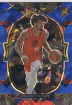 2022 Panini Select Blue Cracked Ice Prizm #71 Shaedon Sharpe