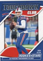 2023 Panini Rookies & Stars Touchdown Club #TD-8 Josh Allen