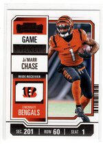 2023 Panini Contenders Game Ticket Bronze #21 Jamarr Chase
