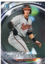 2020 Bowman Chrome Draft Glimpses of Greatness #GOG-AR Adley Rutschman