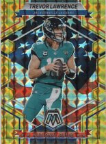 2023 Panini Mosaic Yellow Reactive Mosaic #256 Trevor Lawrence