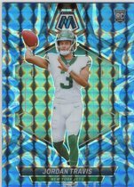 2024 Panini Mosaic Blue Reactive Mosaic #395 Jordan Travis