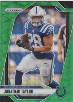 2024 Panini Prizm Green Wave Prizm #121 Jonathan Taylor