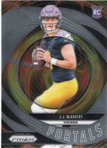 2024 Panini Prizm Portals #7 J.J. Mccarthy|J.J. Mccarthy