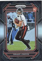 2022 Panini Chronicles Prizm Black Silver #PB-11 Drake London