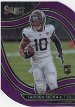 2020 Panini Select Purple Die-Cut Prizm #359 Laviska Shenault Jr.