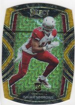 2020 Panini Select Gold Die-Cut Prizm #288 Isaiah Simmons