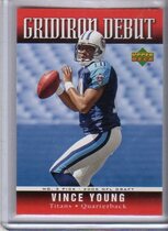 2006 Upper Deck Gridiron Debut #1GD-VY Vince Young