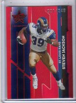 2006 Leaf Rookies and Stars Longevity Target Ruby Parallel #94 Steven Jackson